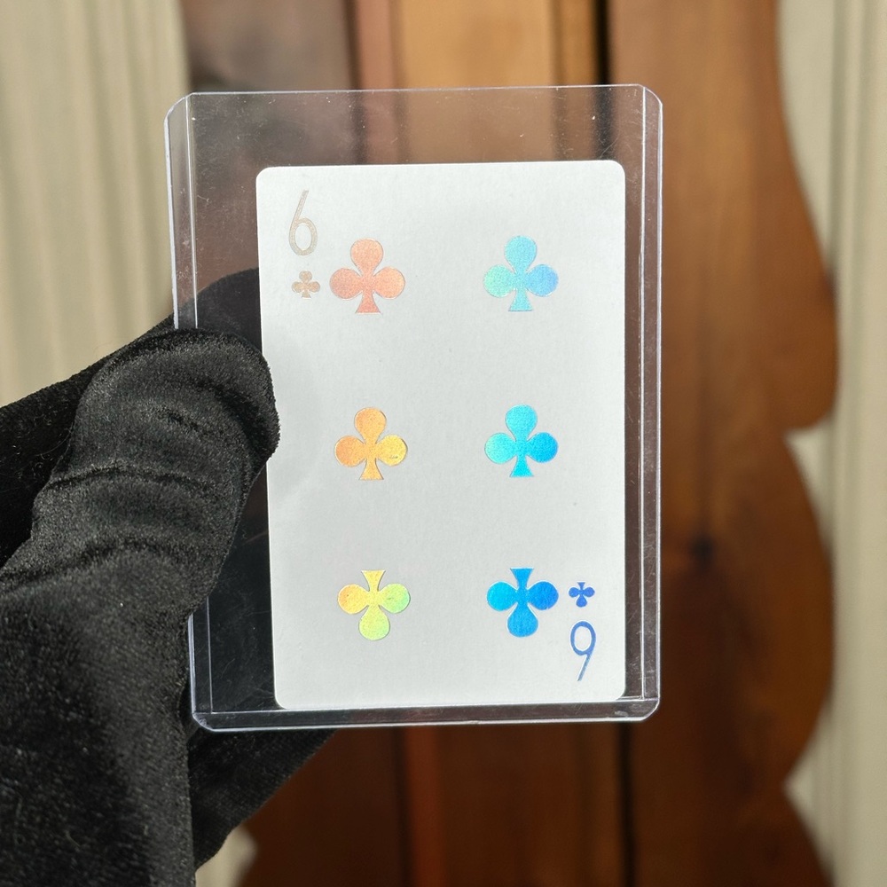 Dior Joy Playing Card - 6 of Clubs